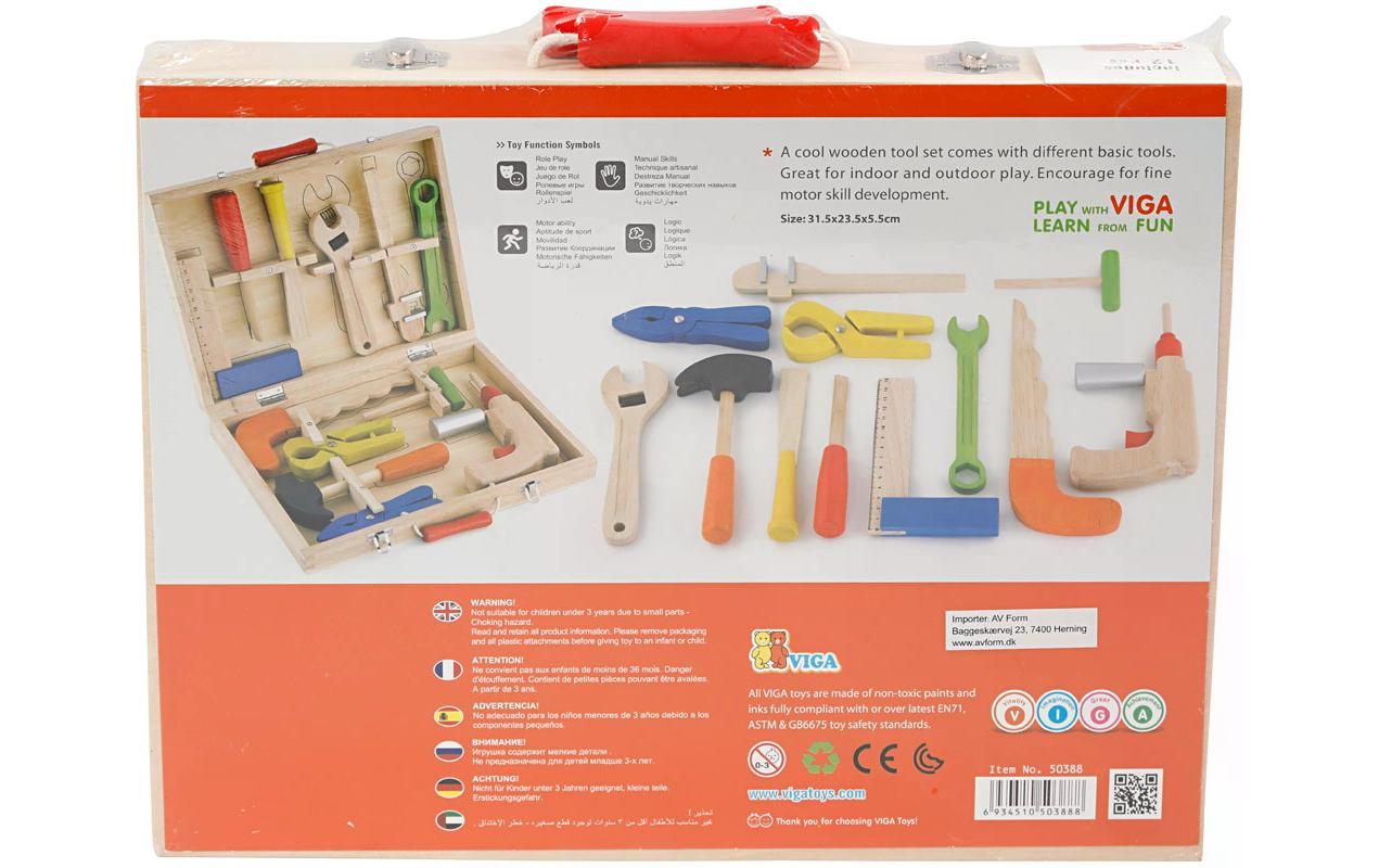 Handwerker Holzwerkzeug 12 TeileHolz-Set für kleine Baumeister