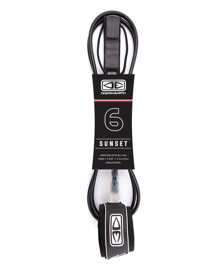 Ocean and earth Sunset leash 6'0 Yellow