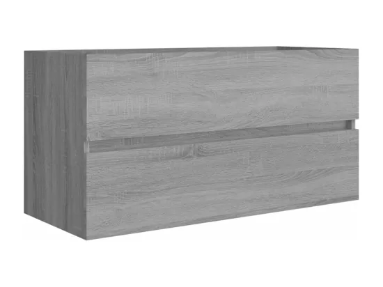 Armoire d'évier Sonoma gris 90x38,5x45 cm Bois d'ingénierie