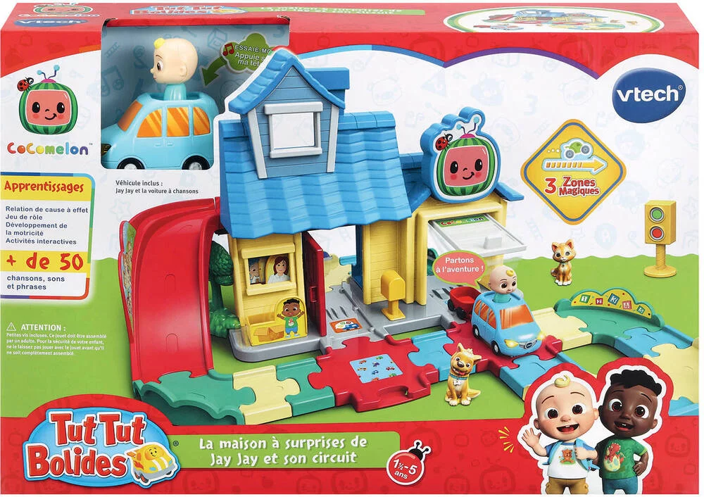 TUT TUT BOLIDES COCOMELON - LA MAISON A SURPRISES DE JAY JAY