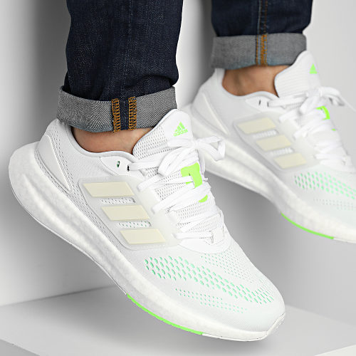 Baskets PureBoost 22 GZ5175 Cloud White Beam Green
