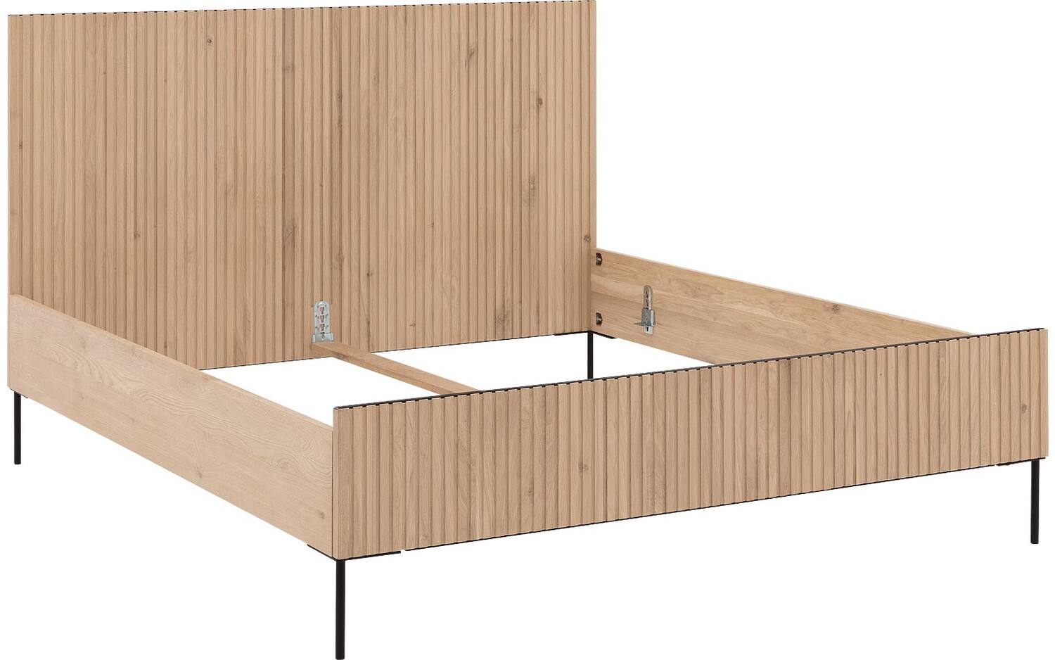 Goossens Bedframe Capelli - 180 x 200 - Naturel eiken - Hout