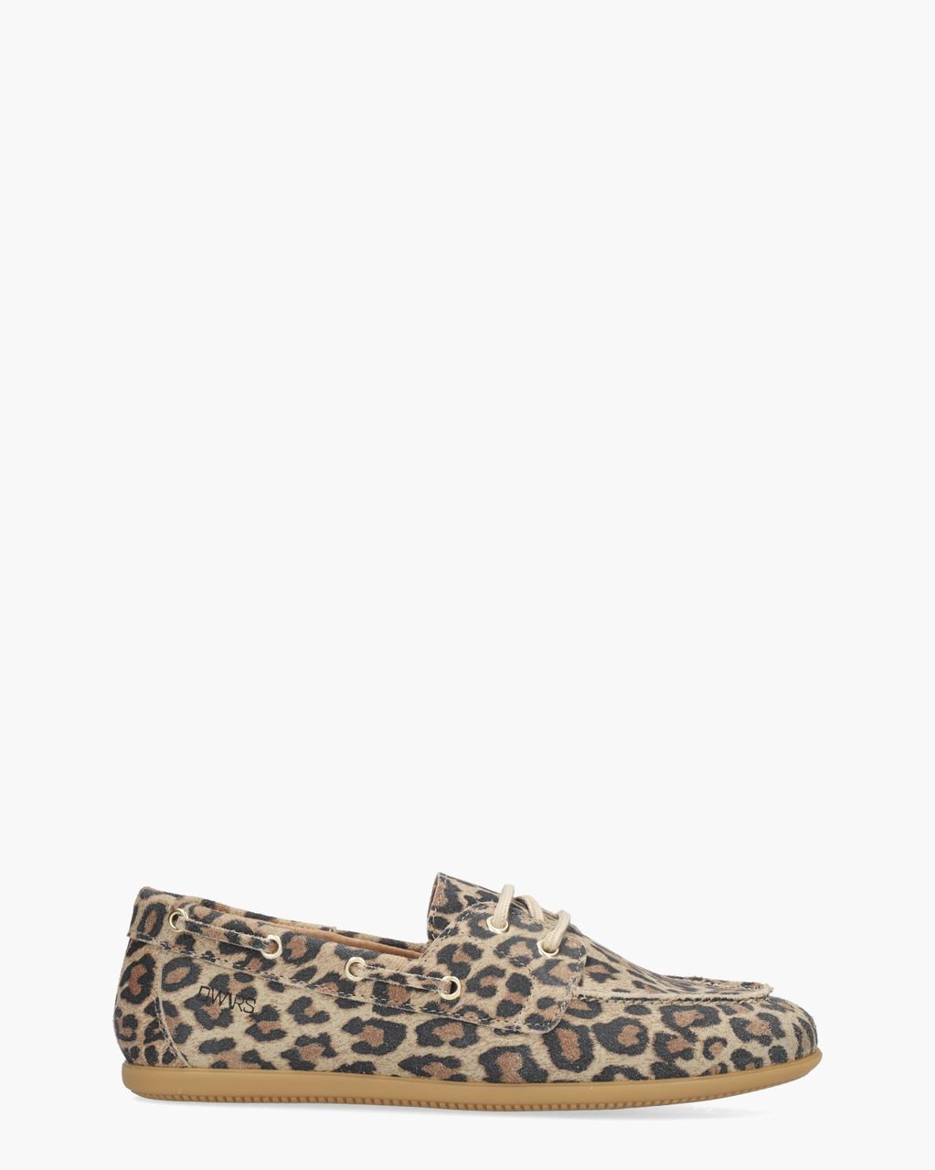 DWRS Label Latty Leopard Multicolor Dames Veterschoenen