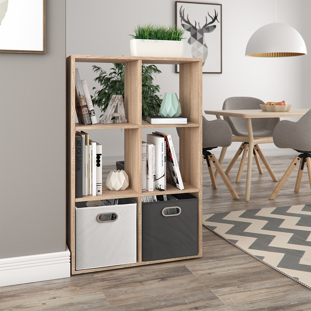 Vicco Raumteiler Bücherregal Standregal Aktenregal Regal 6 Sonoma