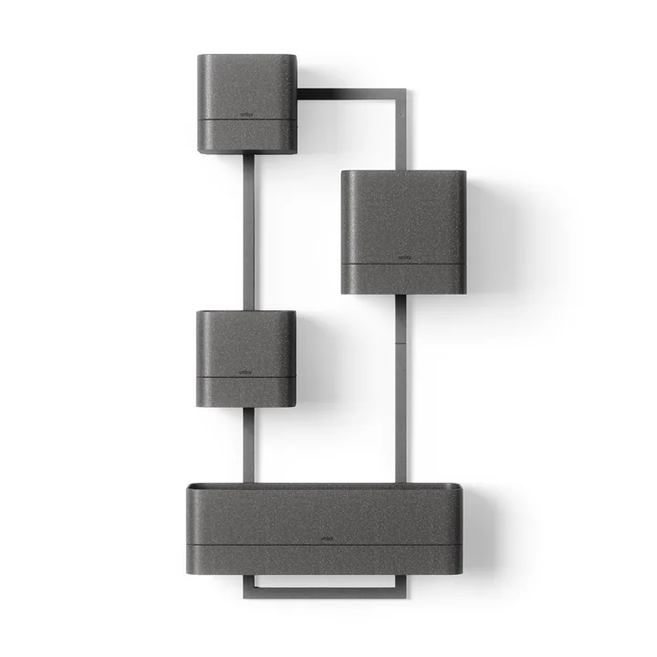 Umbra - Cubiko Wandpflanzenbox, schwarz