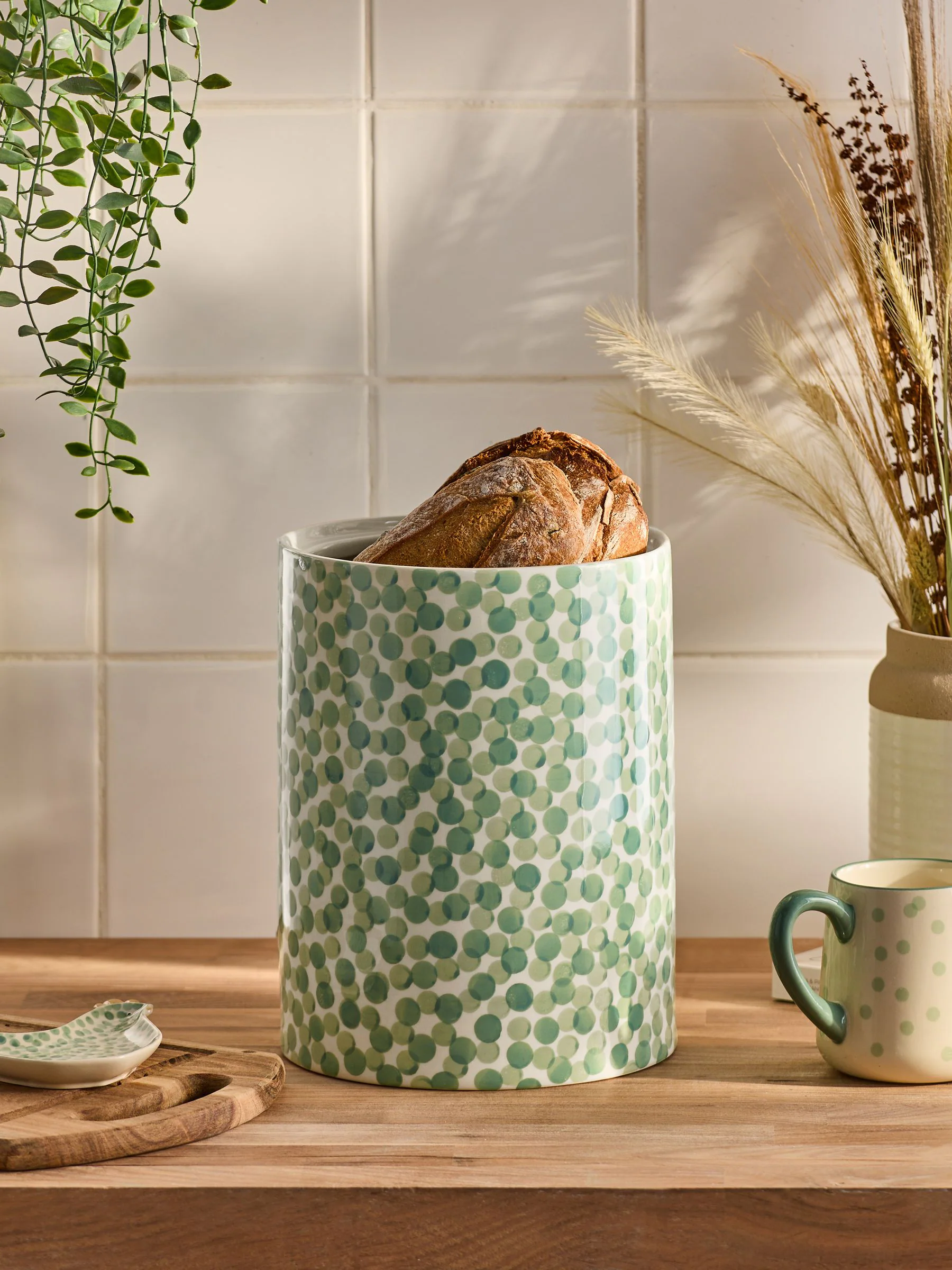 Chicken Ceramic Bread Bin