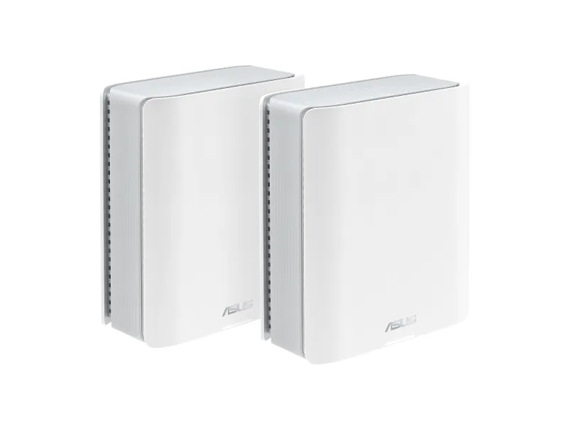 ASUS ZenWiFi BT8 - Wi-Fi-system - (2 routere) - op til 5900 sq.ft - mesh Wi-Fi 7, 2.5GbE, 5GbE, 10GbE Multi-Band