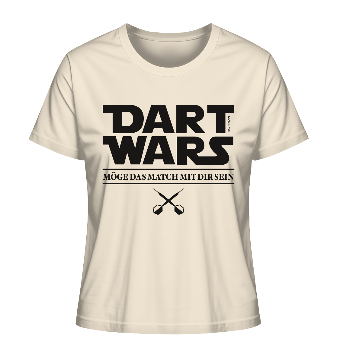DartSturm - Dart Wars Schwarz - Ladies Organic Shirt