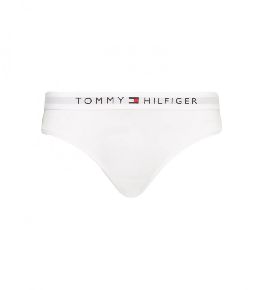 Cuecas Tommy Hilfiger com cós elástico branco com o logotipo da marca