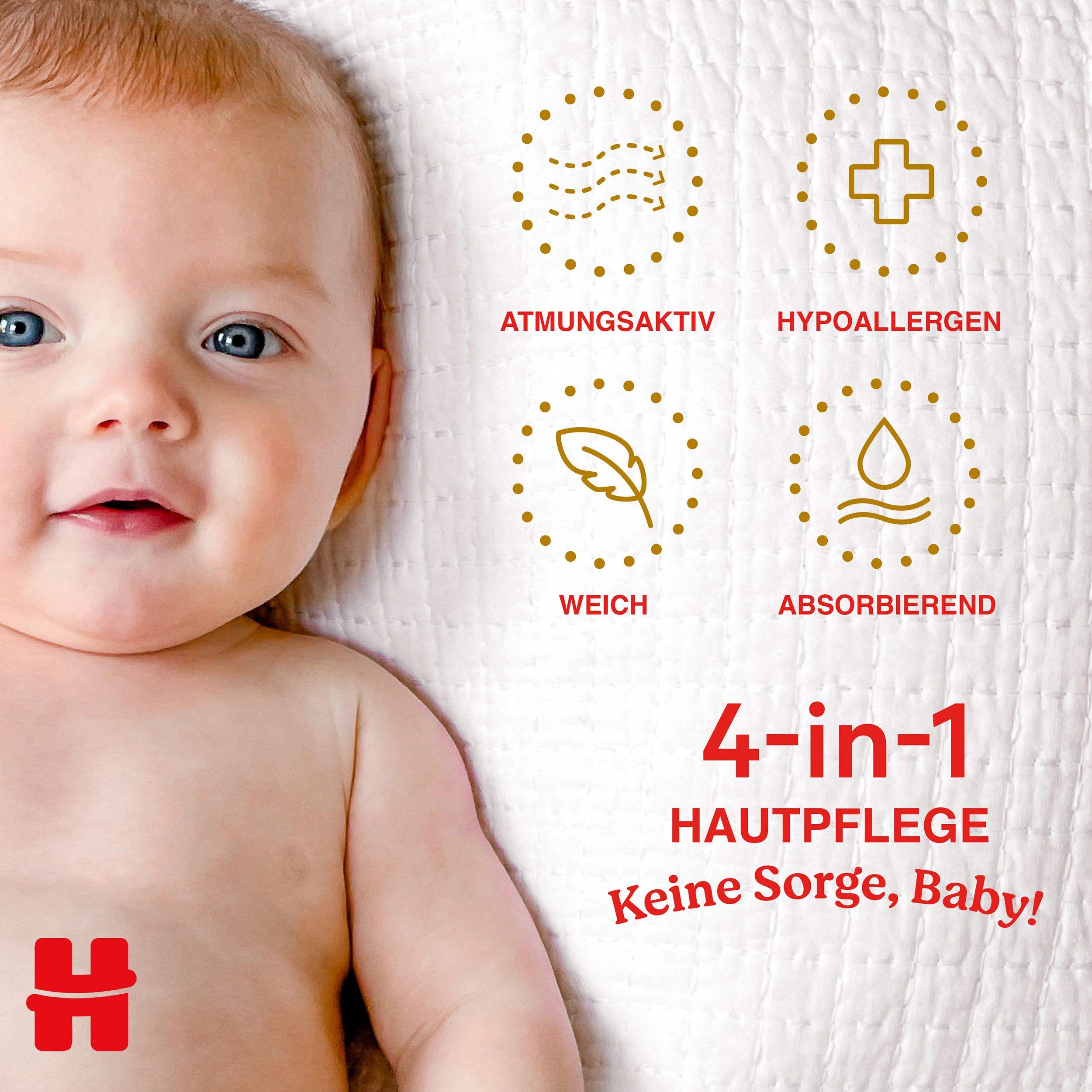 Huggies Baby-Windeln für Neugeborene Newborn Windeln Größe 1