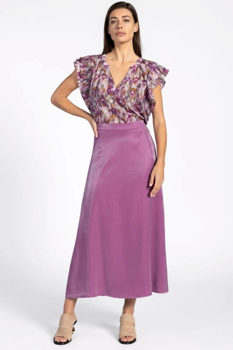 Aaiko paarse dames rok