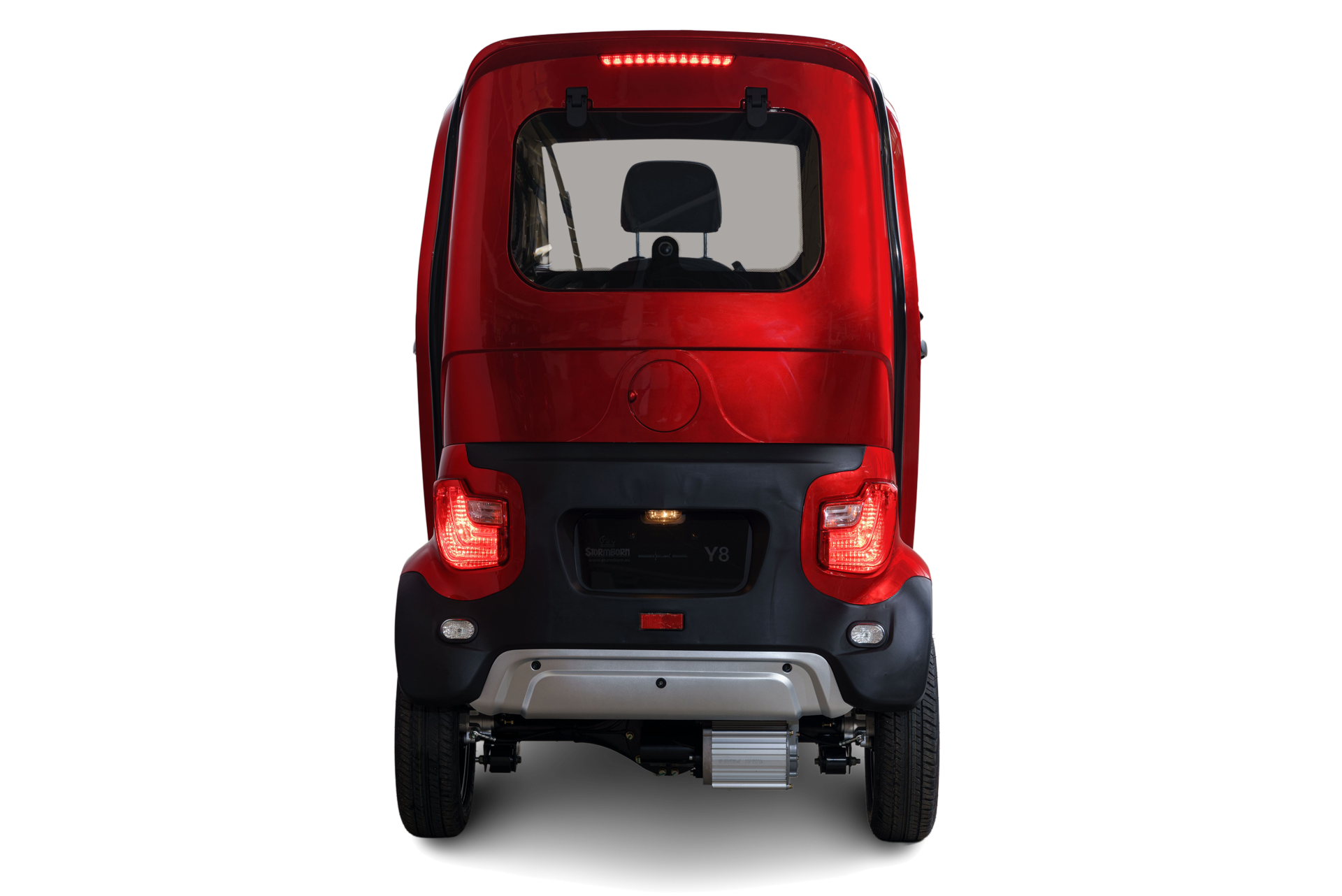 Stormborn Y8 Kabinenroller - 2 kW, Blei-Gel-Akku, 45 km/h, weiß