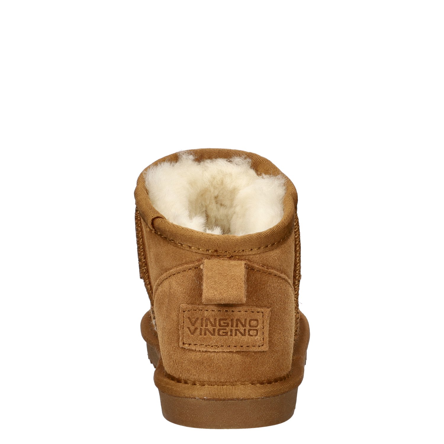 Ashley Low unisex gevoerde boots Vingino Cognac