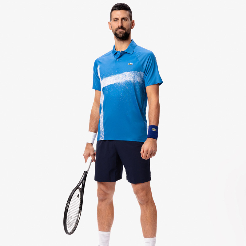 Polo Lacoste x Novak Djokovic Open d'Australie 2025 bleu