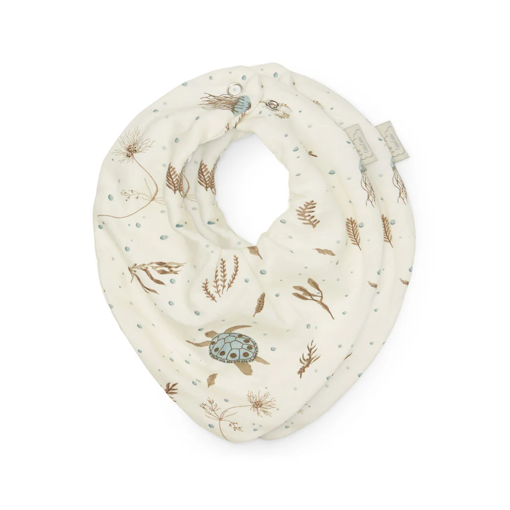 Bandana Savlesmæk, 2-pak - GOTS - Sea Garden