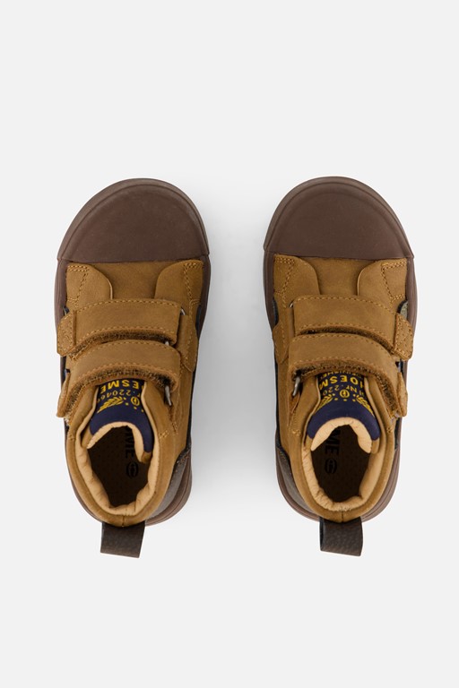 Shoesme Velcro Sneakers cognac Leer