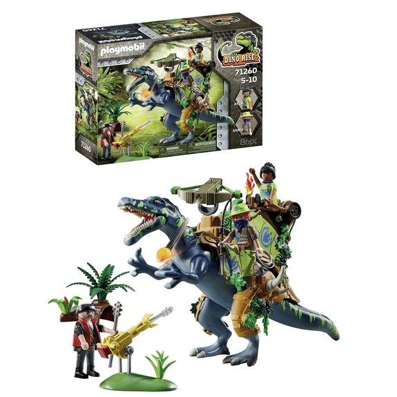 Spinosaure et Combattant Playmobil Dino Rise 71260