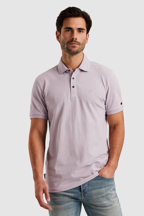 Cast Iron paarse heren polo