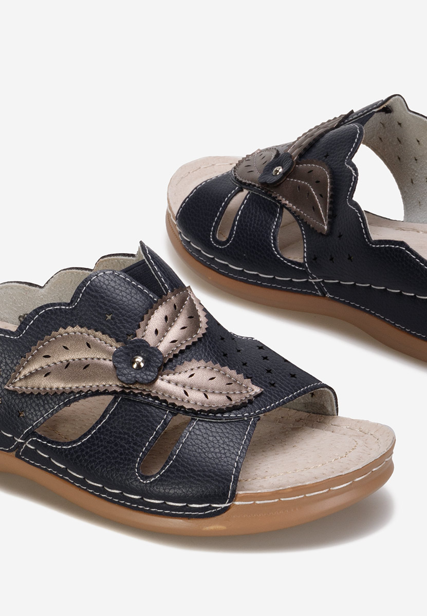Pantoufles orthopédiques marine Yanda