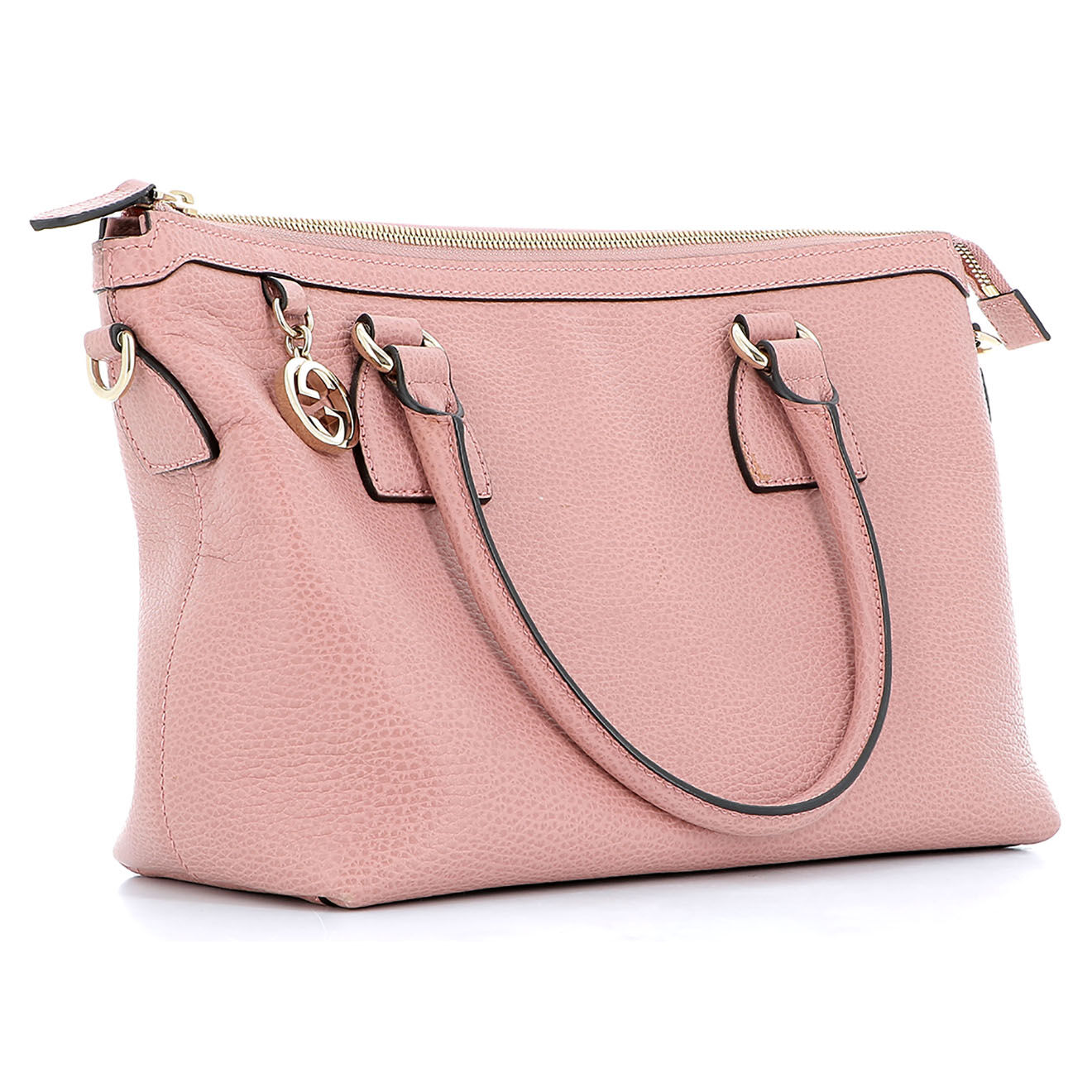 Gucci Sac cabas en Cuir rose - Très bon état - L.29 cm