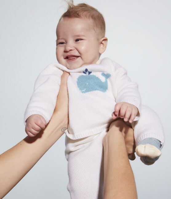 Ensemble en tricot laine et coton bébé