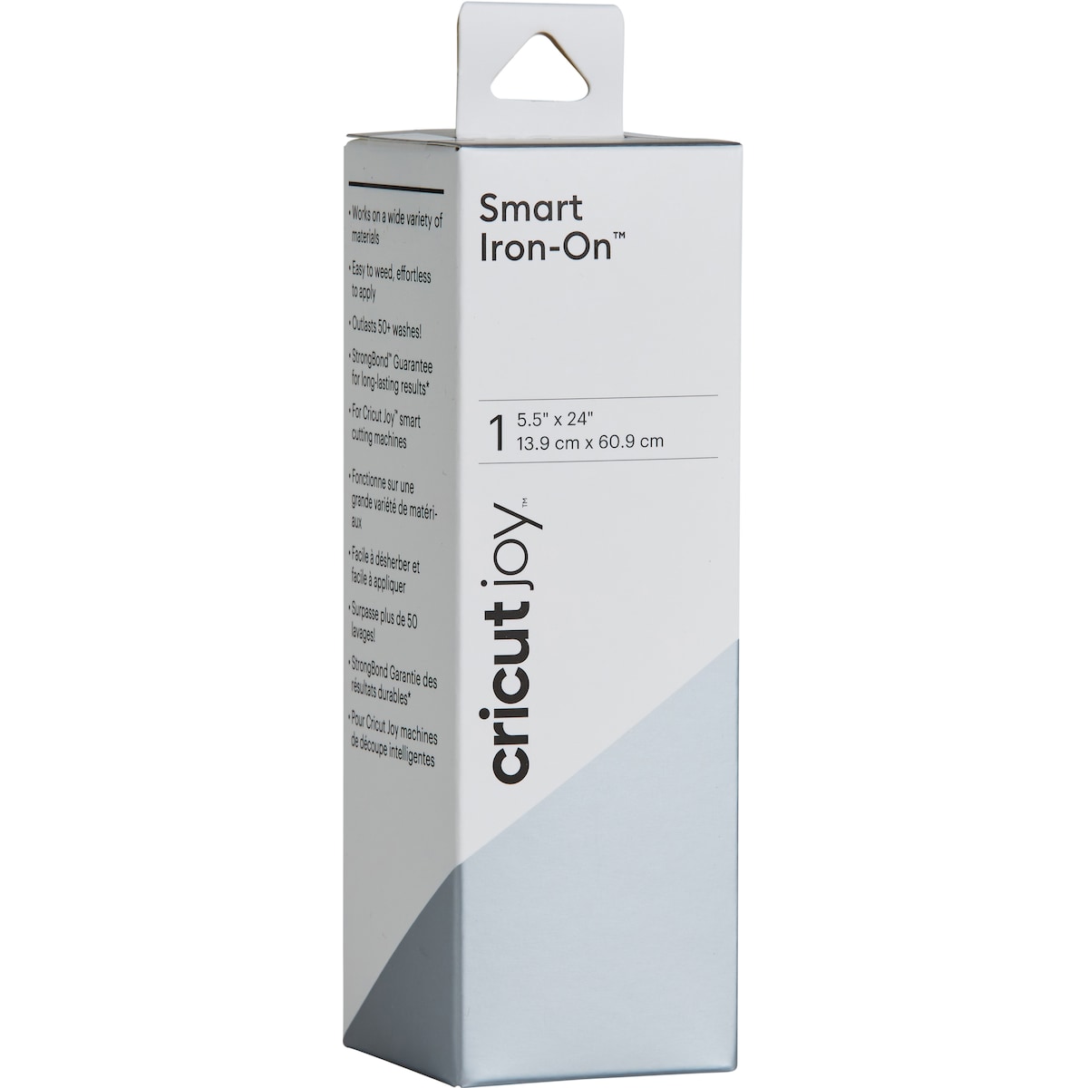 Cricut Joy Smart Iron-On strykeark 14 x 60 cm (sølv)