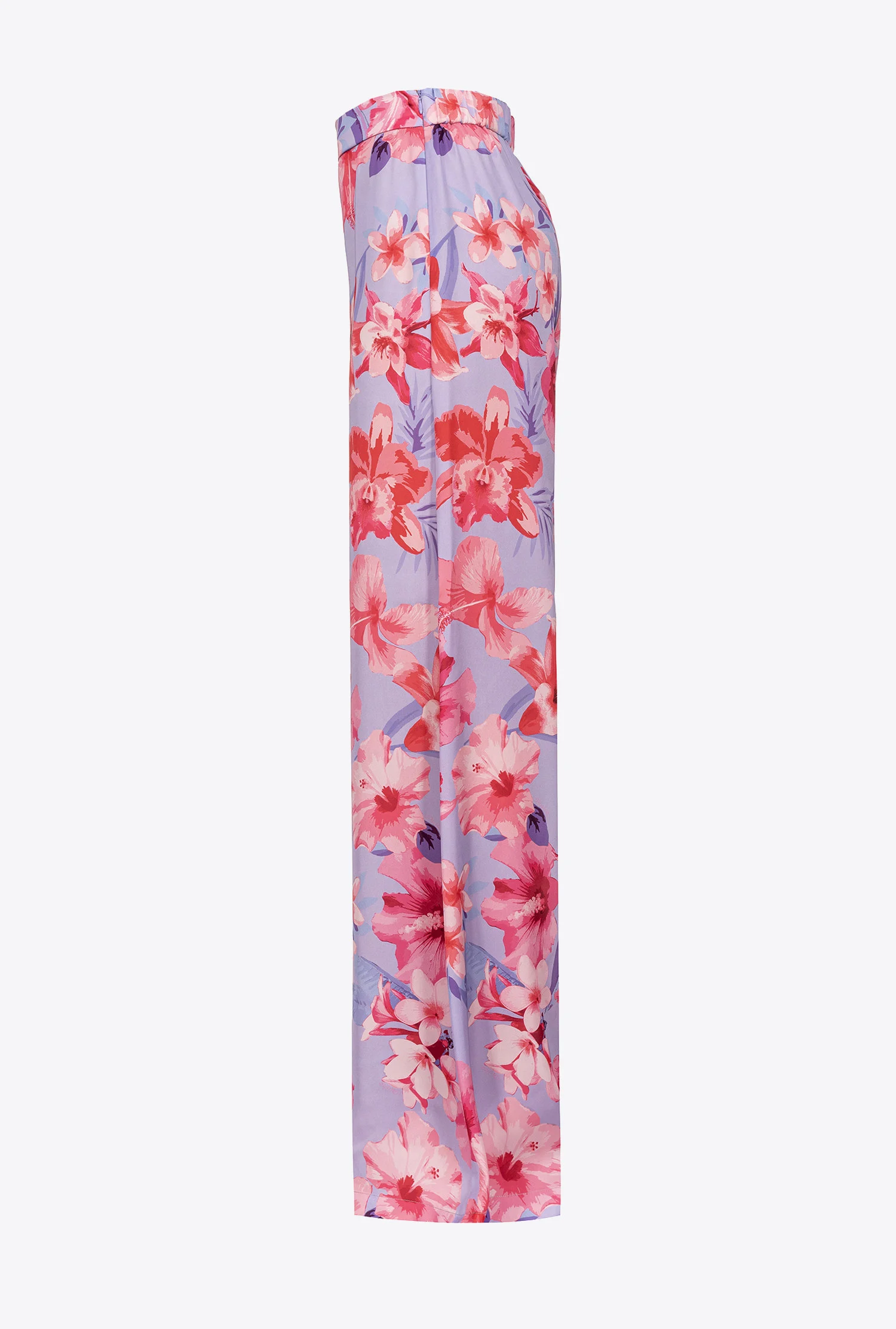 Pantalon ample à imprimé floral | Multicolore
