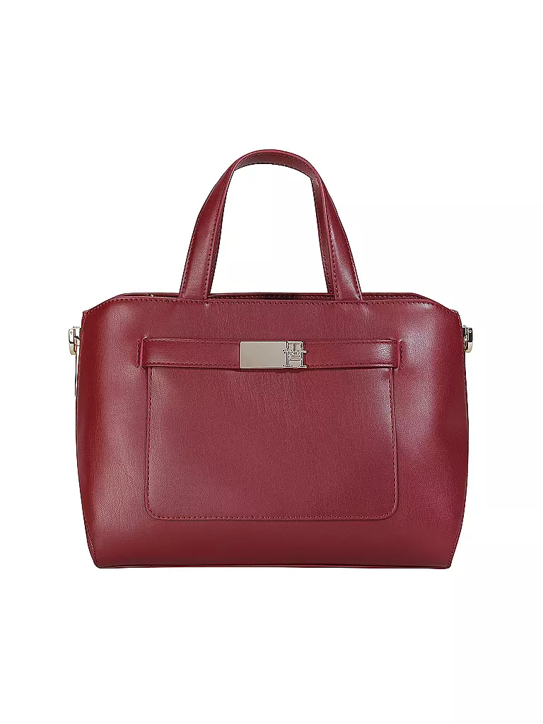 TOMMY HILFIGER Tasche - Henkeltasche TH HERITAGE rot