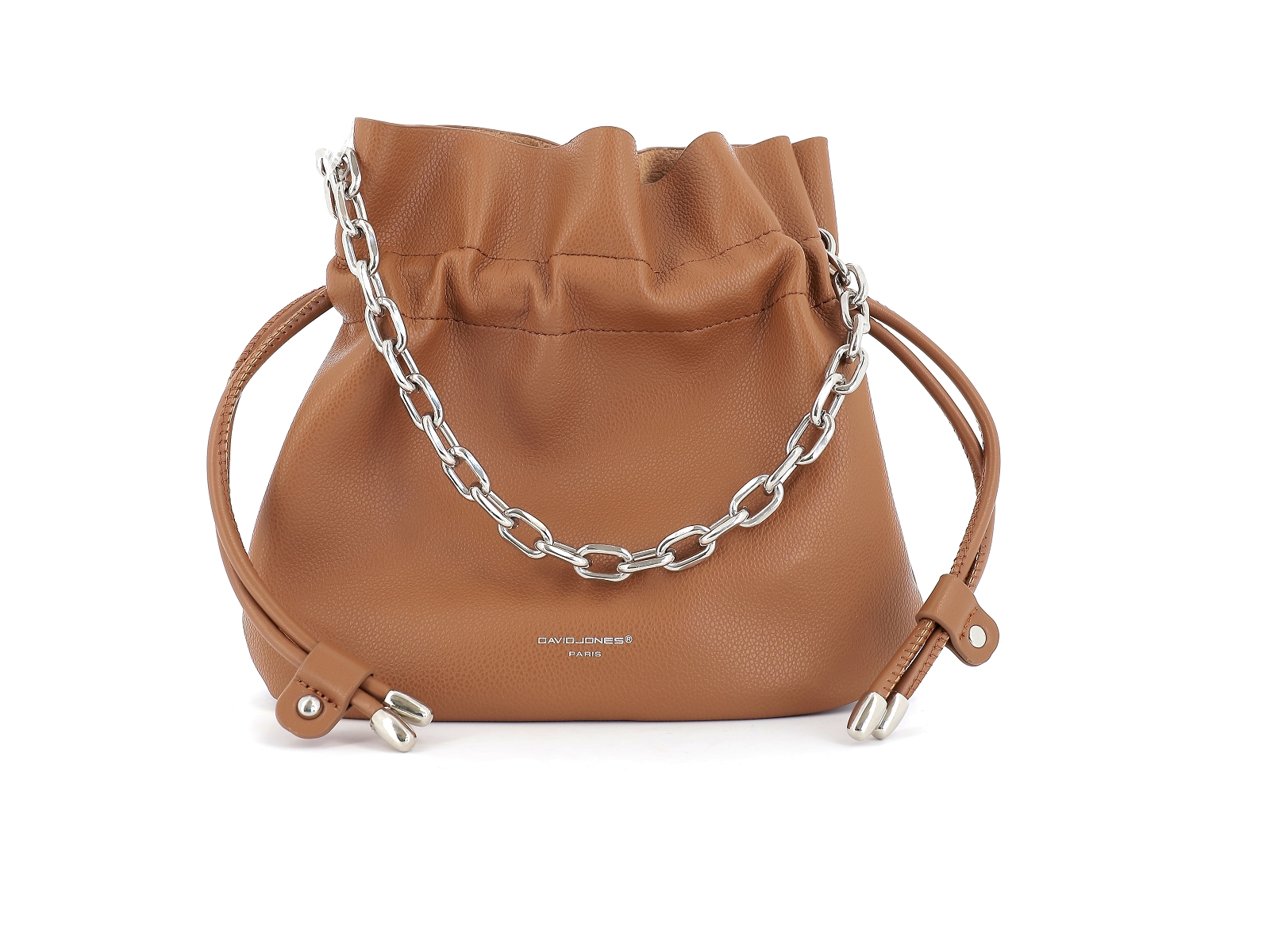 David jones-6717-1 NOIR Synthétique Cognac