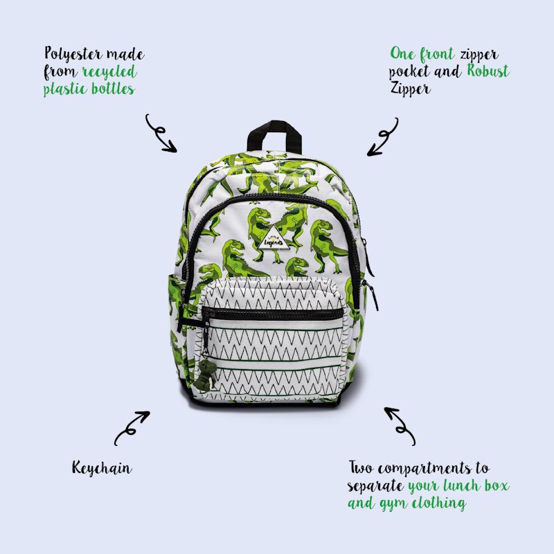 Little Legends Backpack L Dino