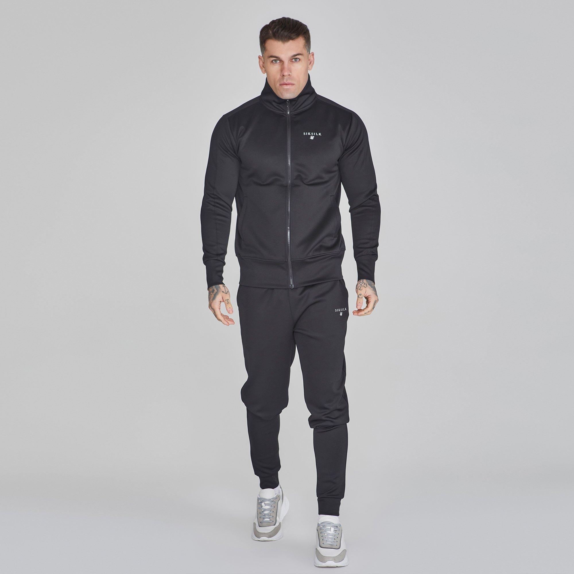 SikSilk Tracksuit Top Mens