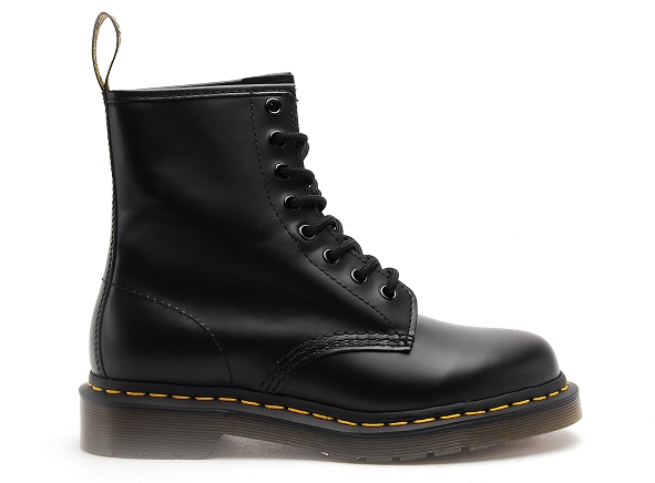 Dr martens boots bottine plates femme 1460 smooth noir