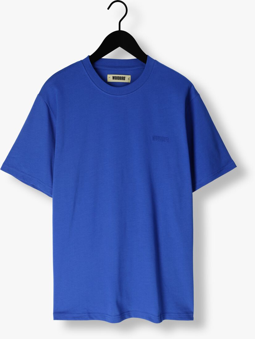 WOODBIRD kobalt woodbird t-shirt wbbaine base tee