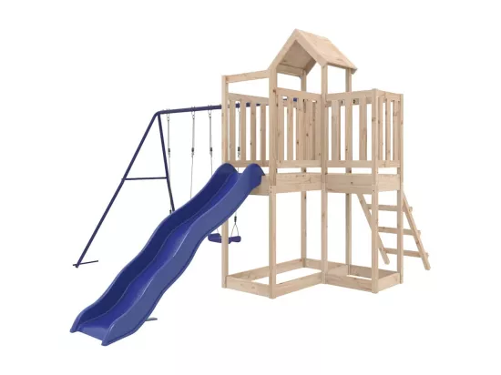 Aire de jeux d'extérieur bois de pin massif