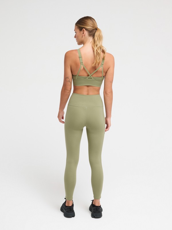 Heart Into It Ankle Legging de sport Vert Femme