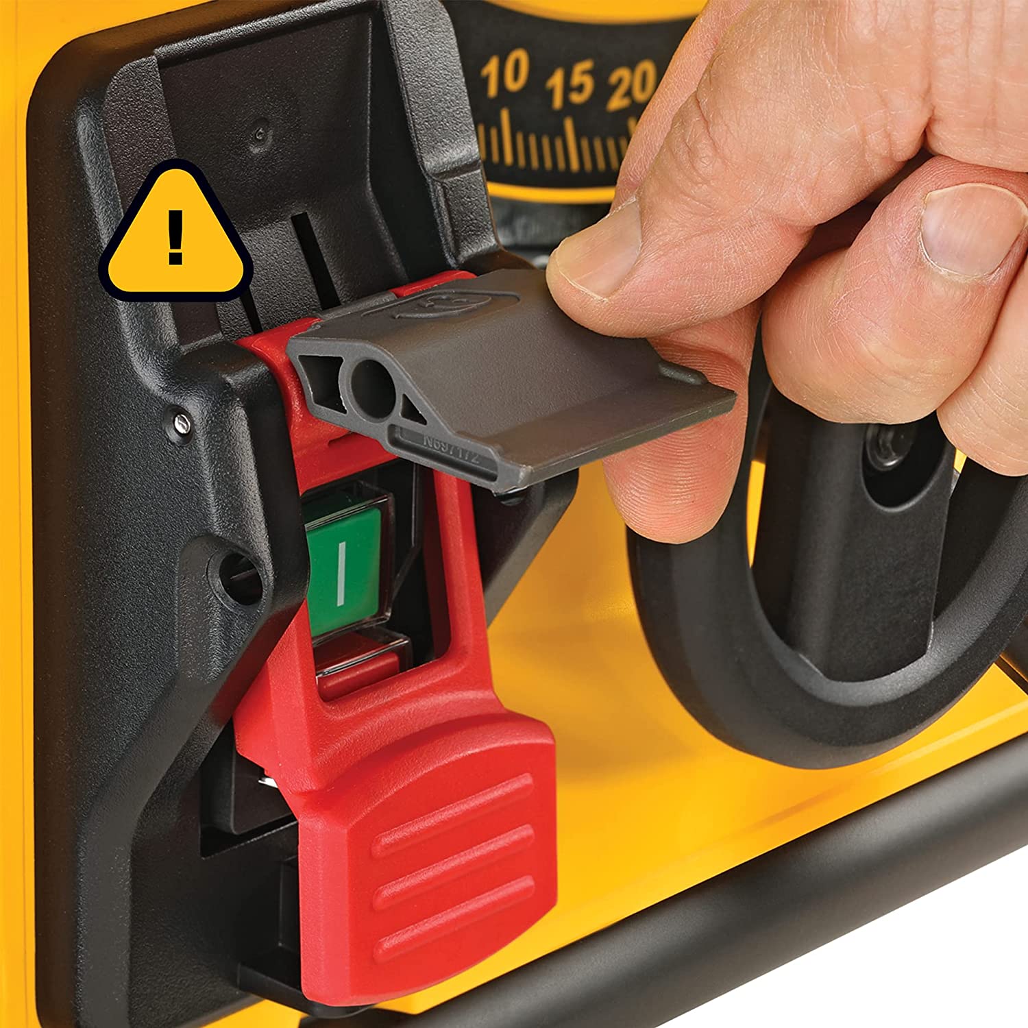 Serra de mesa DEWALT para canteiro de obras, compacta, 8-1/4 polegadas (DWE7485)