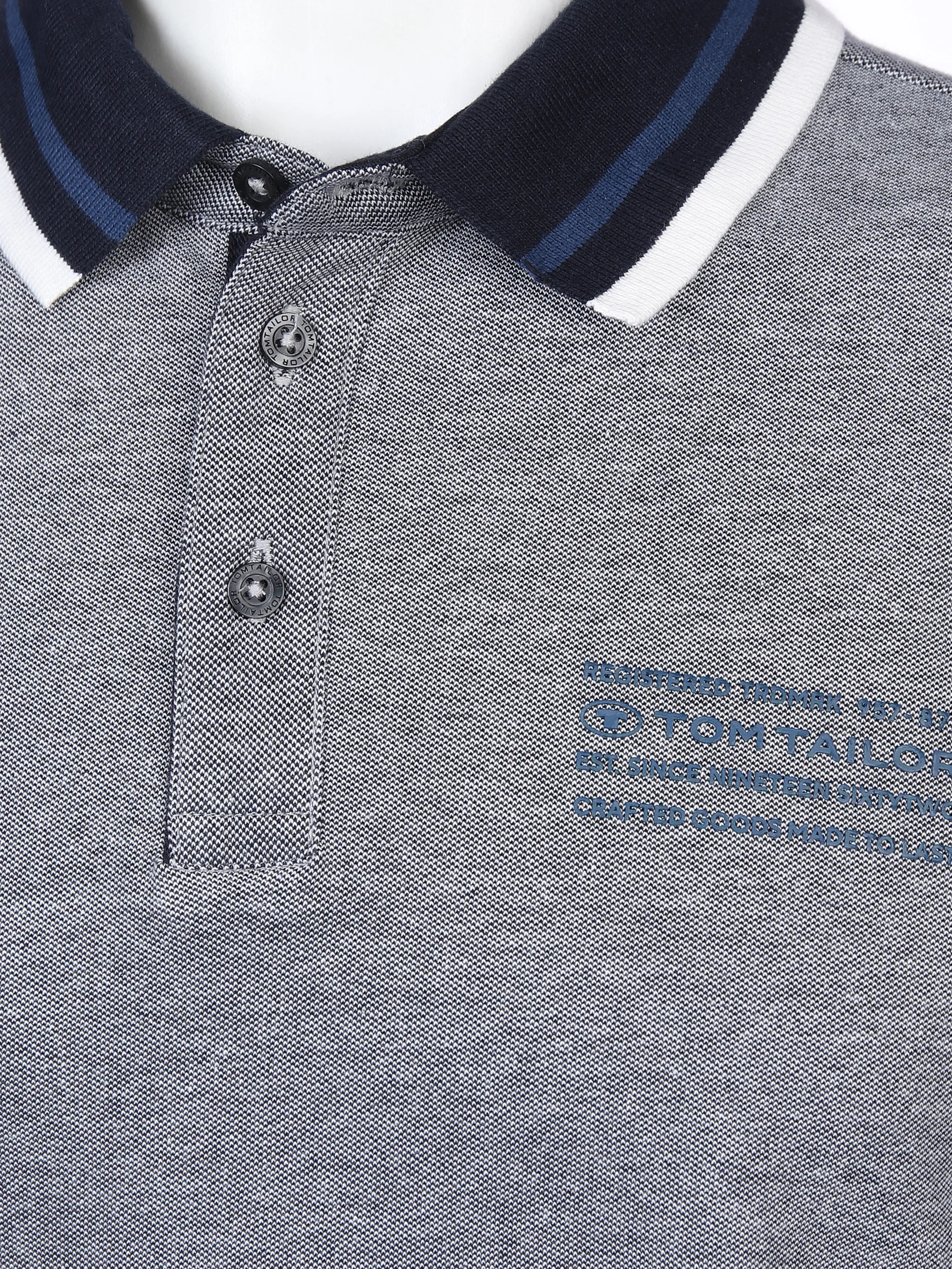 Herren Poloshirt mit Strickbündchen