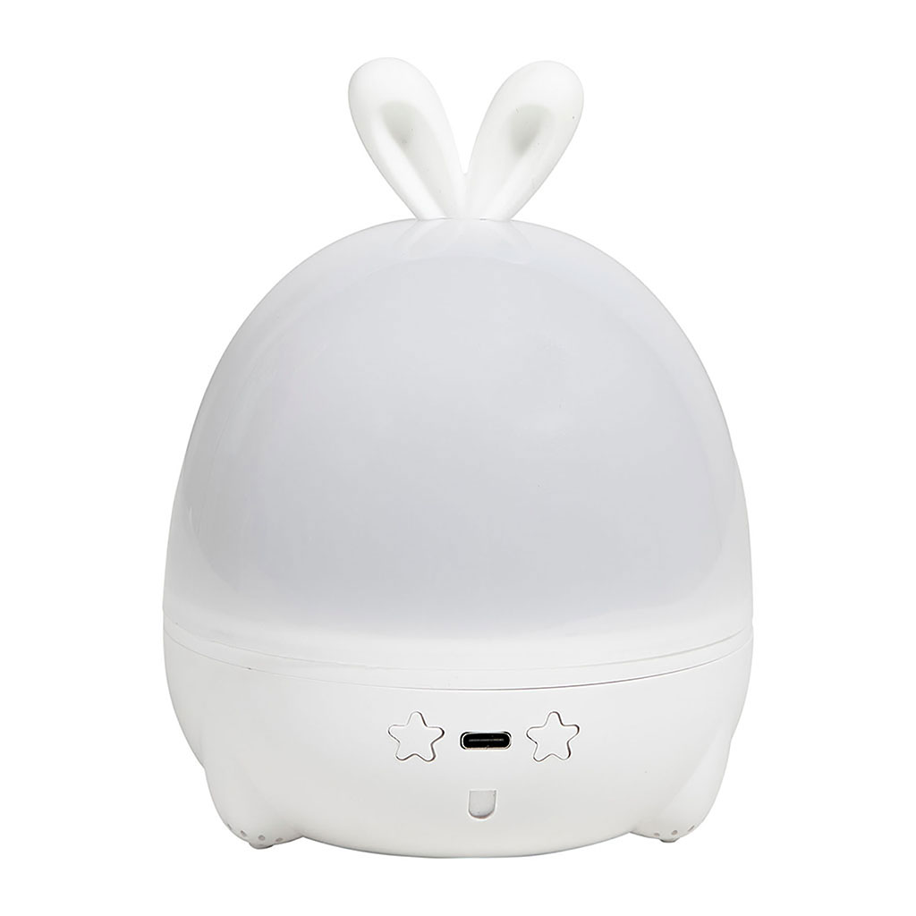 Veilleuse lapin blanc à piles H 15.7cm