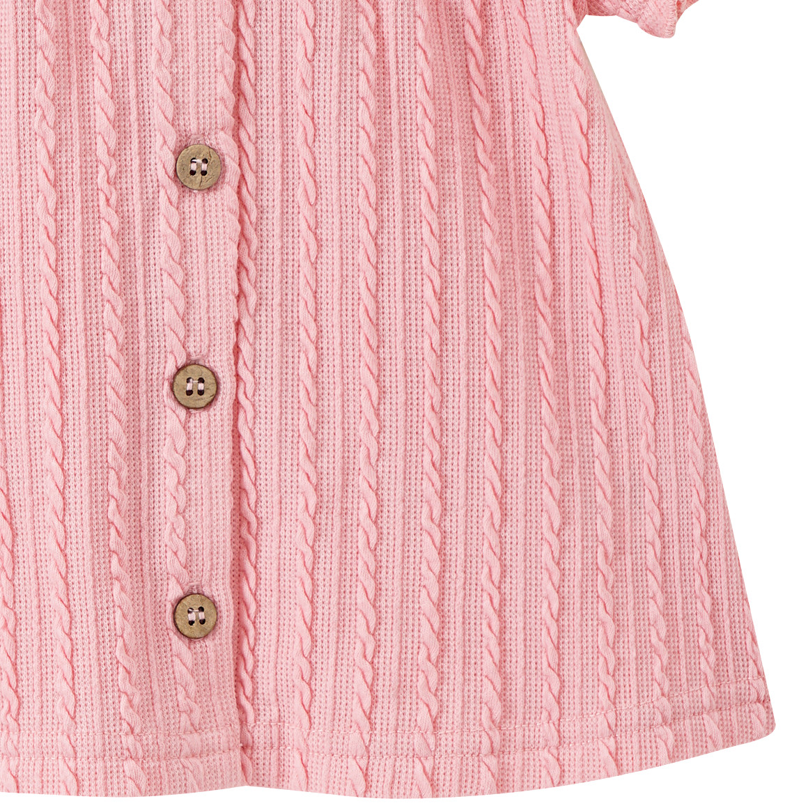 Topomini Baby T-Shirt aus strukturiertem Material rosa