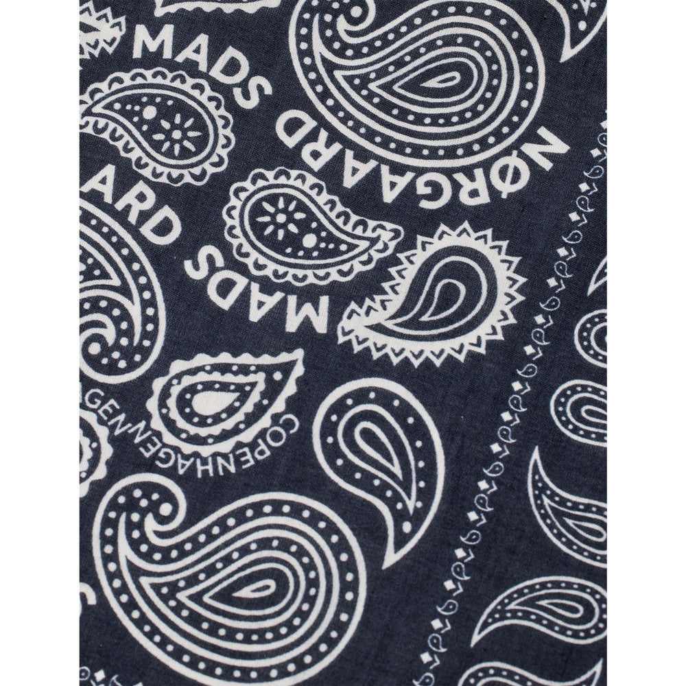 Køb Mads Nørgaard Parisian Night Soft Bomuld Paisley Tørklæde Solid