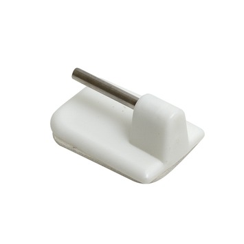 Uitschuifbare 13 mm vitrage roede wit complete set 60-90 cm