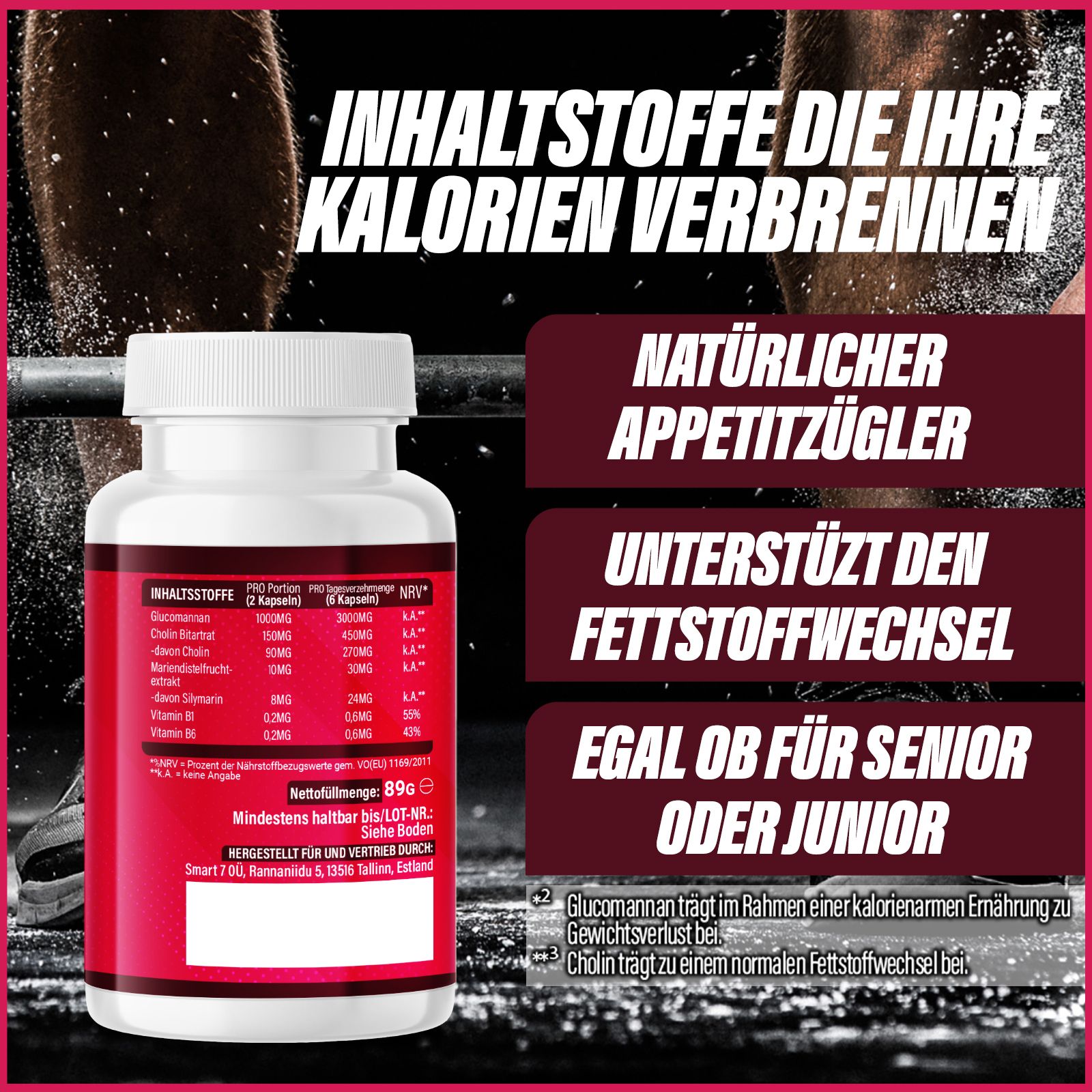 Saint Nutrition® | Instant Burn | Kapseln zum Abnehmen