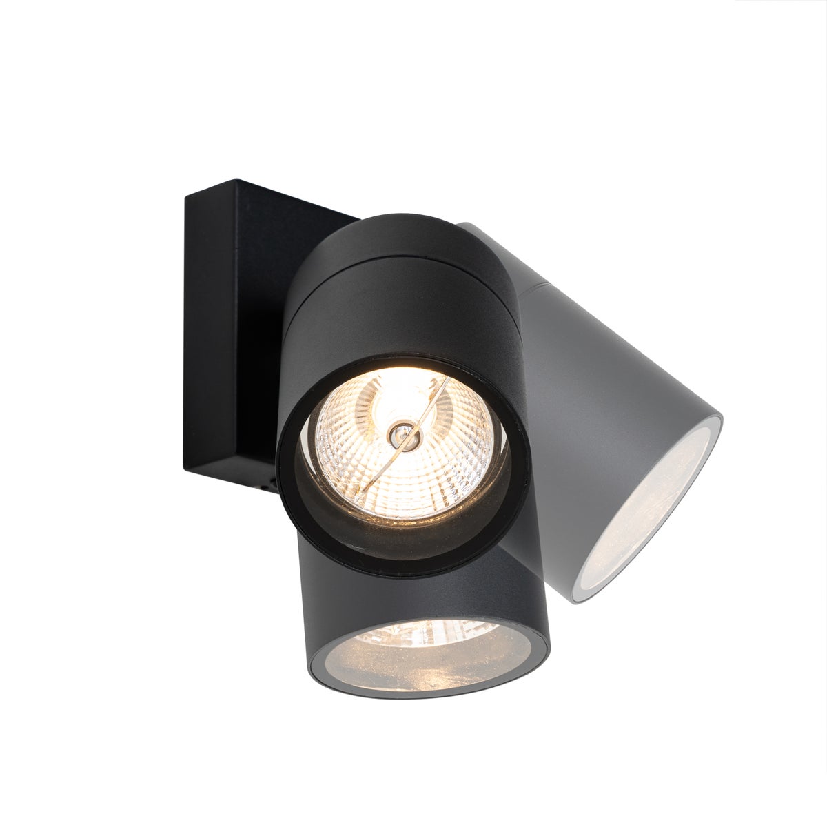 Buitenwandlamp zwart AR70 verstelbaar IP44 - Solo
