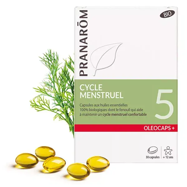 Pranarom Oleocaps 5 Ciclo Menstrual Orgânico 30 cápsulas