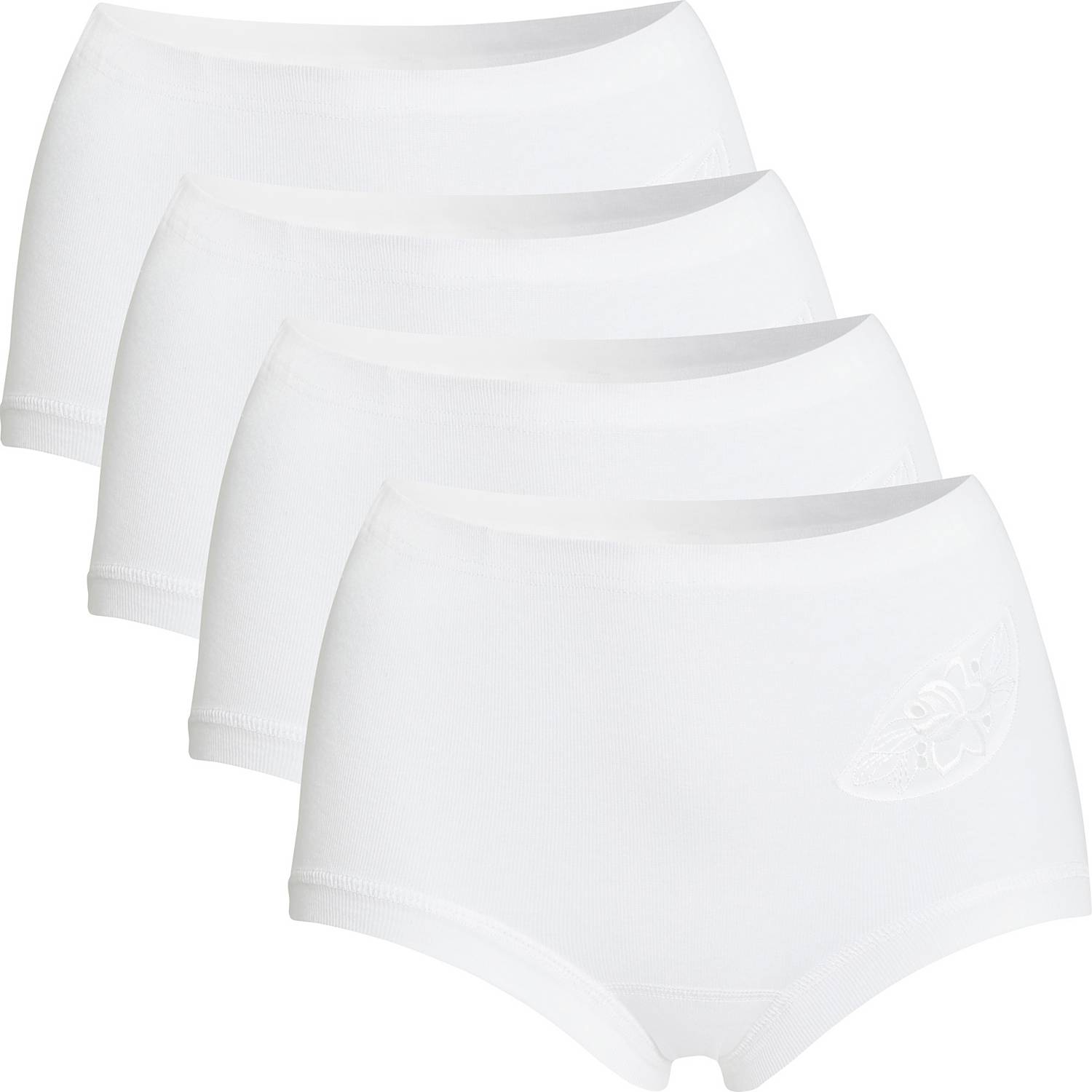 Conta Feinripp Damen-Taillenslip im 4er-Pack kochfest