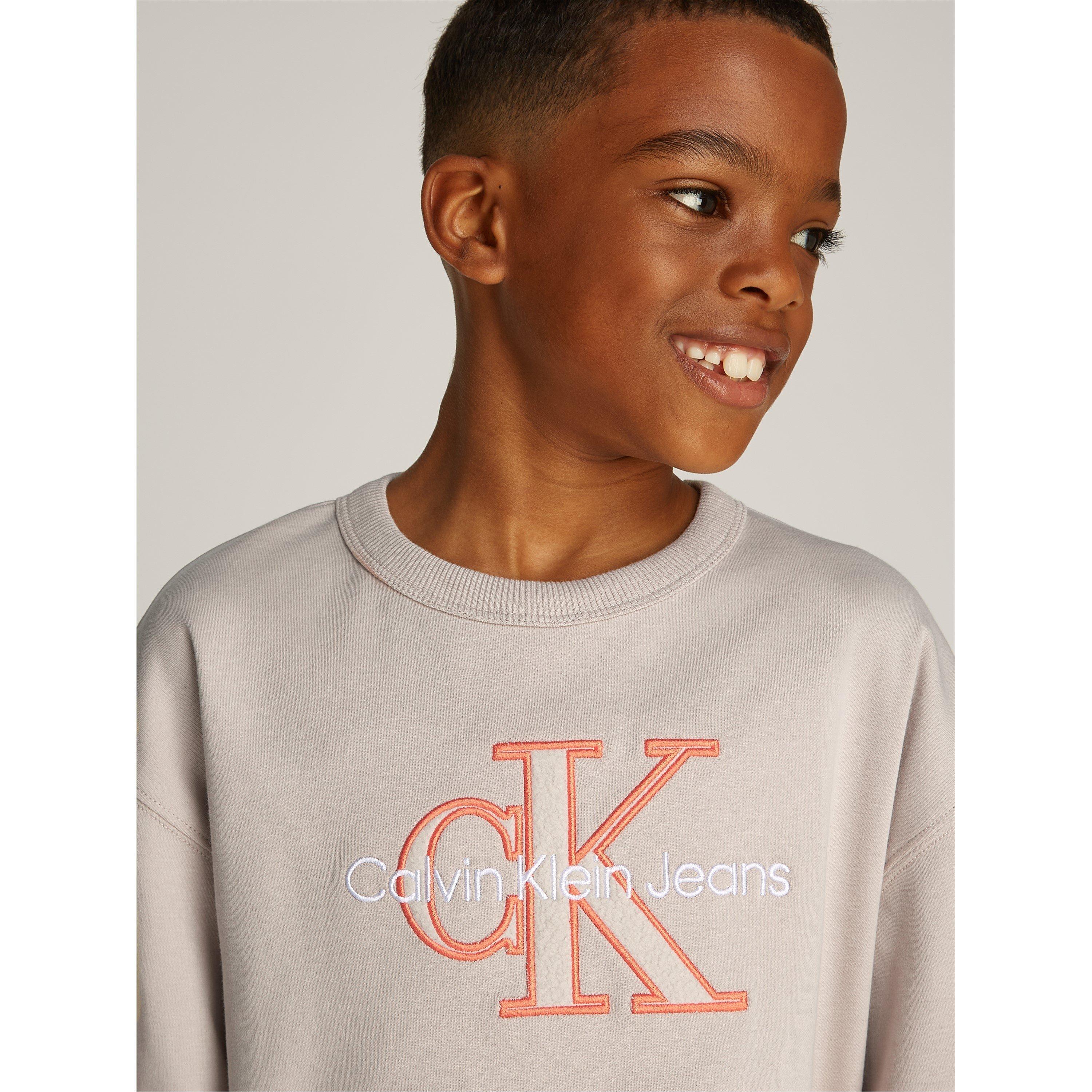 Calvin Klein Jeans OUTLINED FLEECE MONO T-SHIRT