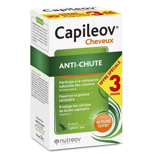 Nutreov Physcience Capileov Antiqueda de Cabelo 90 cápsulas