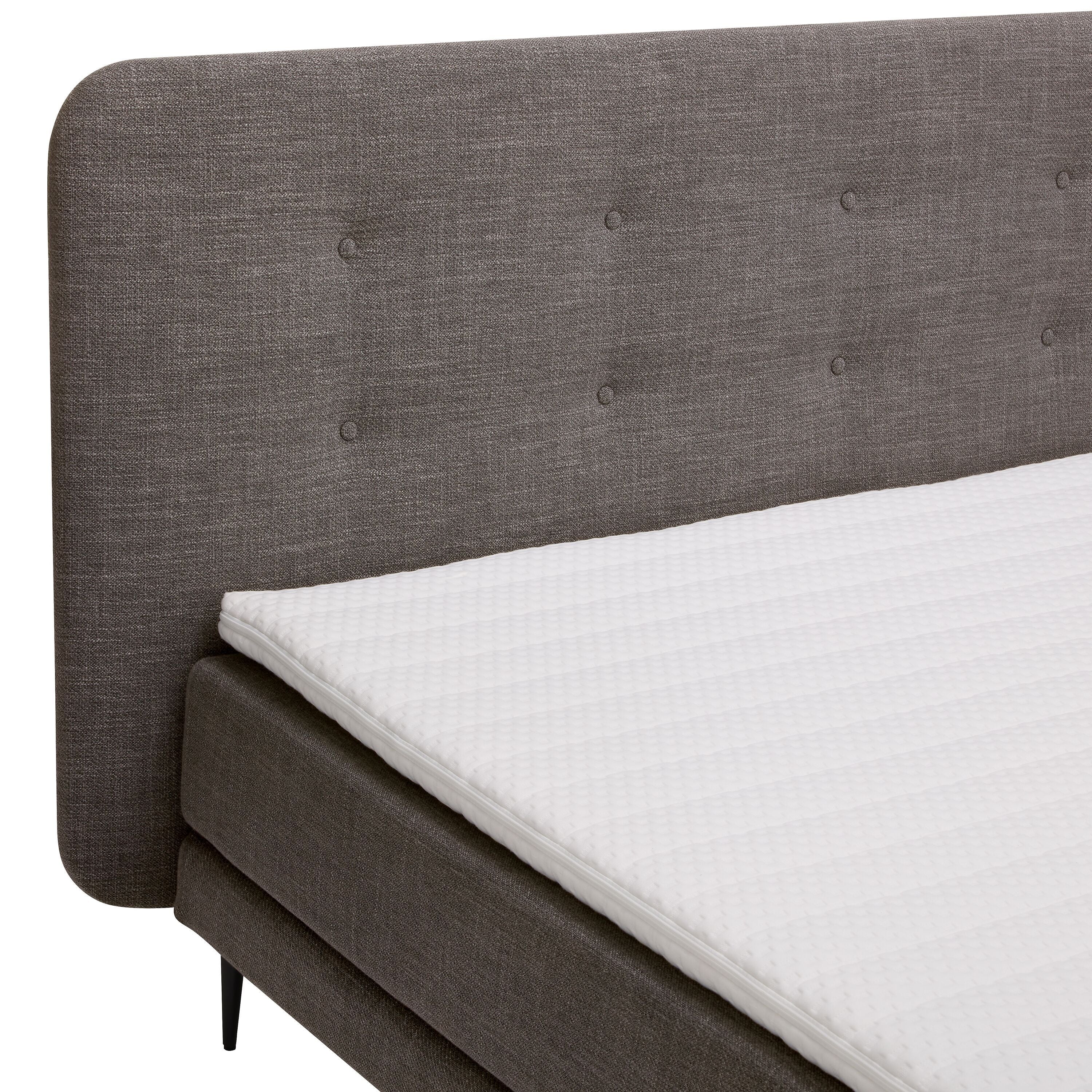 bico GOODNIGHT Boxspringbett - Stein / B: 180.0 cm x T: 200.0 cm