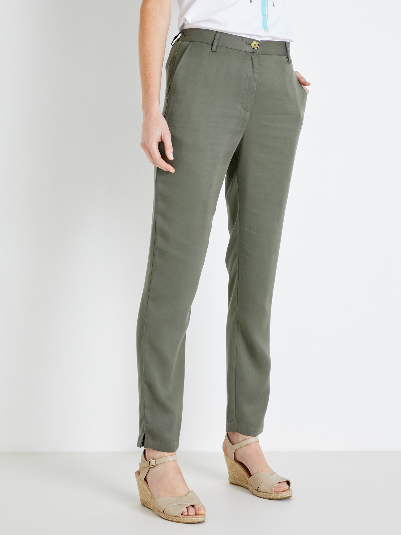 Pantalon fluide en lyocell
