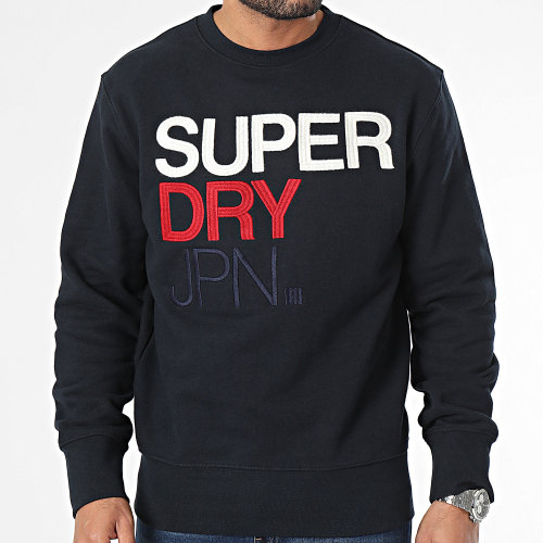 Sweat Crewneck Brand Mark M2013594A Bleu Marine